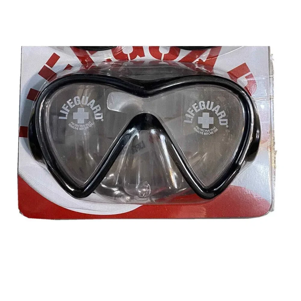OFFICIAL LIFEGUARD ADULT DIVING MASK &‎ Googles Combo LATEX FREE